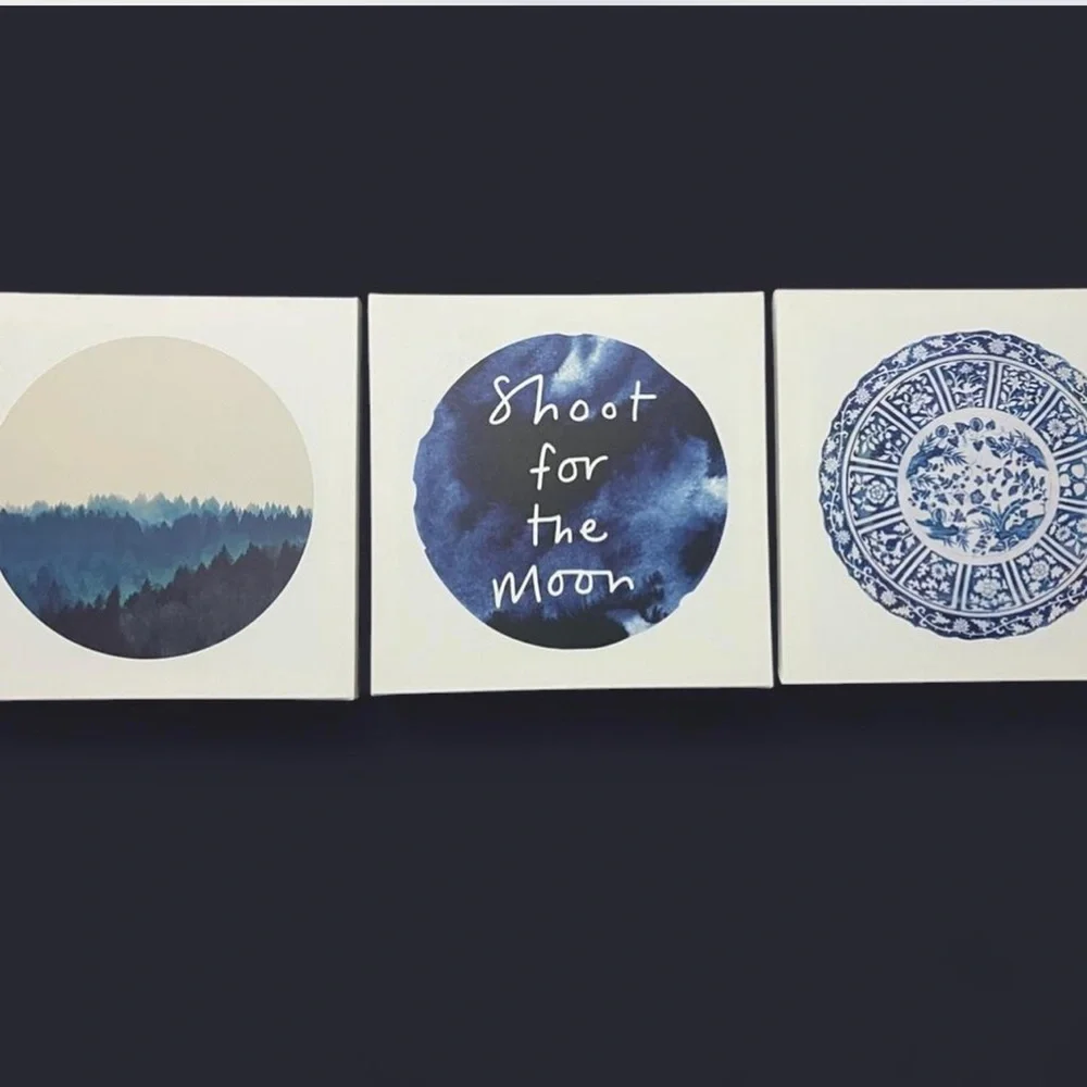 IKEA PJÄTTERYD Canvas Wall Art Set “Shoot For The Moon”